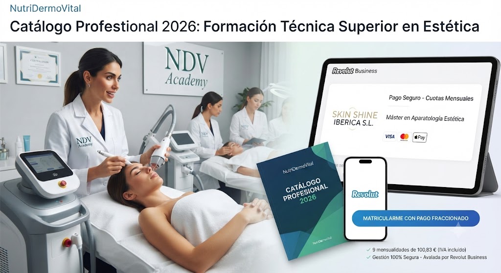 Domina la aparatología estética con NDV Academy. Másteres con certificación