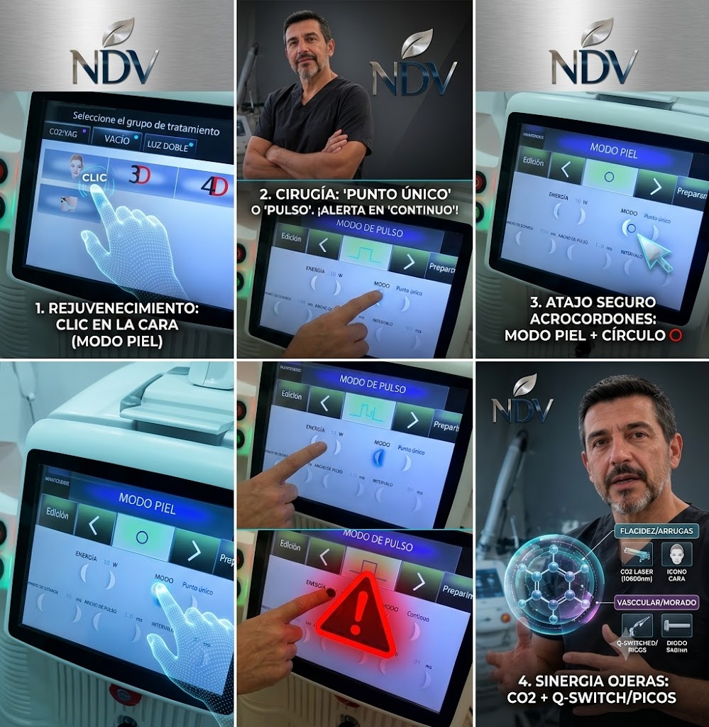 Dominio del Láser CO₂: De la Pantalla al Resultado Clínico [Vídeo Tutorial NDV]