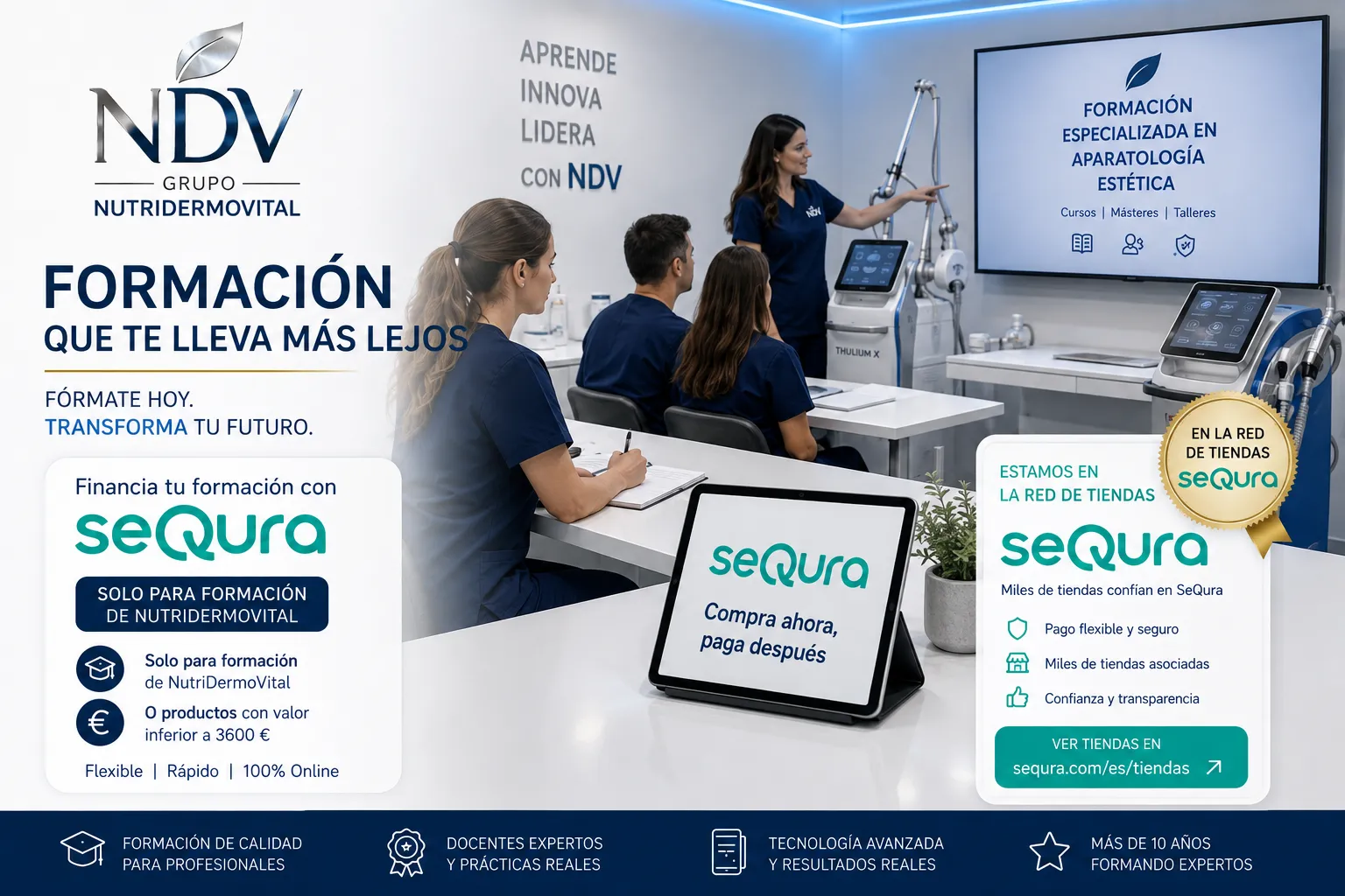 Financiación instantánea, sin papeleos y con la seguridad de SeQura
