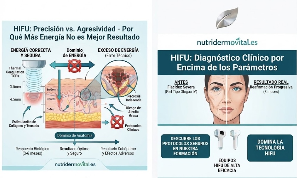 HIFU: ¿Por qué no subir la energía si falla el resultado?
